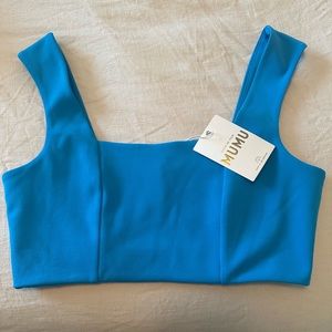New with Tags Show me your MuMu Ansley Crop Top ~ Blue Stretch